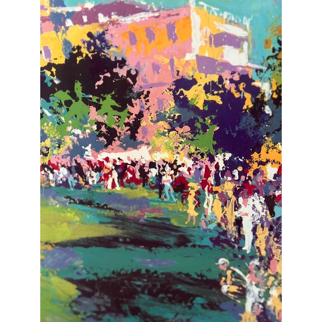ち*6様 Leroy Neiman オーガスタ ゴルフ シルクスクリーン Abstract Leroy Neiman Golf Tournament Serigraph | Chairish