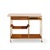 Wood Paul McCobb for Calvin Irwin Collection Model C9203 Mid Century Travertine, Brass and Mahogany Bar Cart For Sale - Image 7 of 11