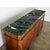 This 19th century Louis XVI style walnut enfilade is topped with an exciting slab of Verdi Alpi marble that beautifully...