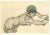 Artist:Egon Schiele Country:Austria Title:Female nude to the right Medium:Lithograph – 41 Marks:Signed in plate...