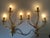 Vintage Bronze-Gold Three-Light Wall Sconces from Arlus, 1960s, Set of 2 For Sale - Image 11 of 18