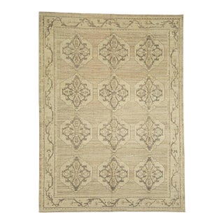 Turkish Oushak Rug 9'3" x 12'7" For Sale