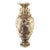 Antique Satsuma Figural Floral Palatial Size Floor Vase, Signed For Sale