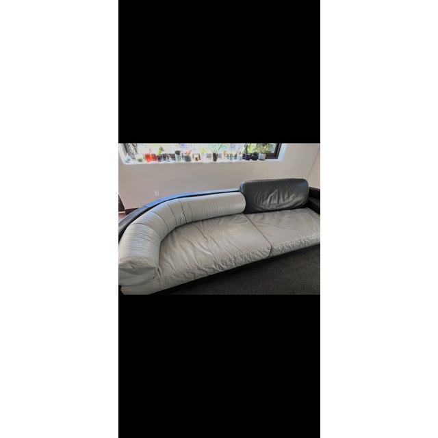 i4 Mariani 1990s Pace Collection I4 Mariani “Molto+Di” Leather Sofa For Sale - Image 4 of 6