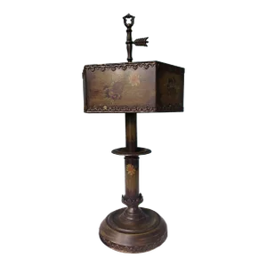 Antique Vintage Tole Lamp