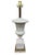 White Antique Wedgwood Faux Marble Base Brass Neoclassical Table Lamps - Set of 2 For Sale - Image 8 of 10