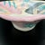 Pink 1980s Post-Modern Geometric Art Hand-Painted Centerpiece Bowl by Gibson Signed For Sale - Image 8 of 8
