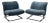 Very unique pair of Craft Associates lounge chairs with amazing chrome base with original tag Upholstery is ripped I do...