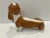This Basset Hound was hand sculpted in terra cotta, hand painted & fired in a kiln Made in Italy in the 80’s Charming face...