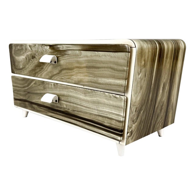 Mid-Century Plastic Jewellery Box with Glossy Finish, 1950s For Sale