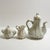 This wonderful Red-Cliff White Ironstone Coffee/Tea Set is a hard-to-find gem. Embellished with a gorgeous leaf pattern,...