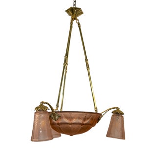 Art Deco Lamp by Muller Freres Luneville, France, 1930 For Sale