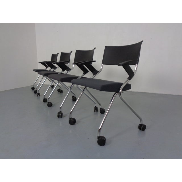 Flip Flap Office Armchairs from Sedus Stoll, Germany, 2014, Set of 4 For Sale - Image 16 of 16