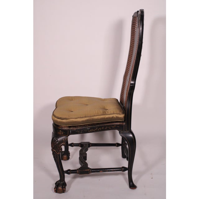 George II Style Chinoiserie Decorated Side Chair For Sale - Image 4 of 11