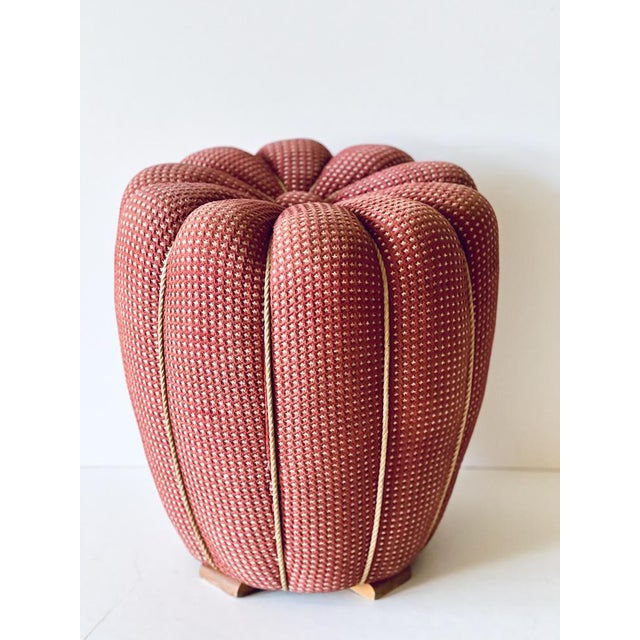 Vintage Pouf by Jindrich Halabala for Cesky Nabytek, 1950s, in Very Good conditions. Designed 1950 to 1959 This piece has...