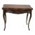 French Rosewood Card Games Hall Table With Folding Top & Inside Felt C. 19th For Sale
