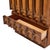 Brown Tobago Brutalist Mid Century Walnut Armoire Dresser For Sale - Image 8 of 9