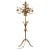 Italian Gilt Metal Candelabra Floor Lamp with Sheaf of Wheat Motif, 1963 For Sale - Image 18 of 18
