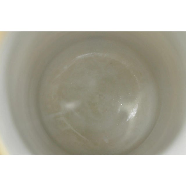 Antique Nippon Noritake Hand Painted Art Nouveau Porcelain Footed Round Vase For Sale - Image 12 of 16