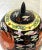 20th Century Chinese Famille Noir Porcelain Lidded Spice Jar With Foo Dragon Motifs For Sale - Image 10 of 13