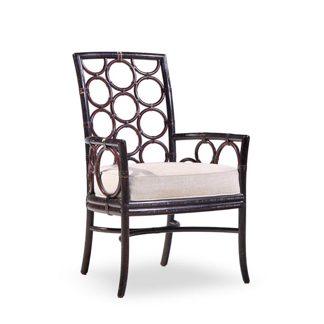 Barbara Barry for Baker Script Rattan Dining Chairs - Set of 6 For Sale - Image 10 of 12