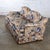 Mid-20th Century Traditional Sofa or Loveseat With Floral Chintz Fabric and Front Brass Ball Casters For Sale - Image 9 of 18