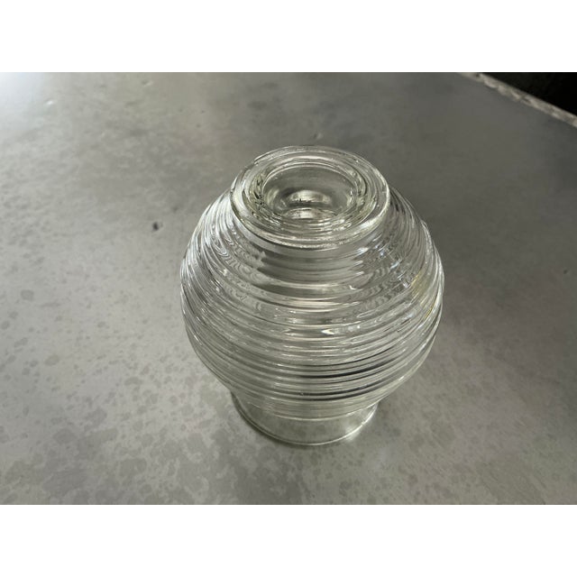 Vintage Art Deco Glass "Beehive" Bud Vase – 2-Piece Set For Sale - Image 10 of 17