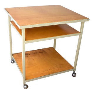 Vintage Industrial Sliding Table, 1950s For Sale