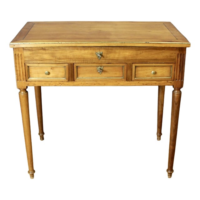 Men's Dressing Table in Cherry Wood For Sale