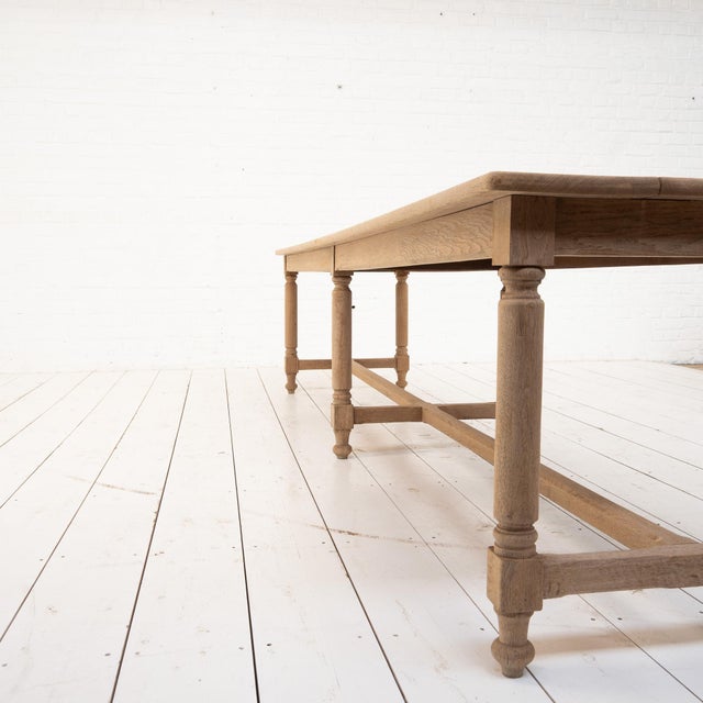 Large Draper's Table in Oak, France, 1920s For Sale - Image 3 of 7