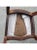 19th C. Flame Mahogany and Satinwood Inlaid With Upholstered Seat Side Chair For Sale - Image 9 of 10