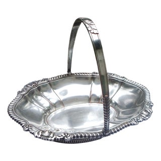 Silver-Plated Handled Bowl from WMF, 1930s For Sale