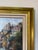 Wood Vintage "Vico Equense" Italy Mediterranean Impressionist Oil Painting on Canvas - Framed For Sale - Image 7 of 15