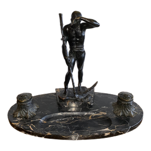 Bruno Zach Harvester Art Deco Inkwell