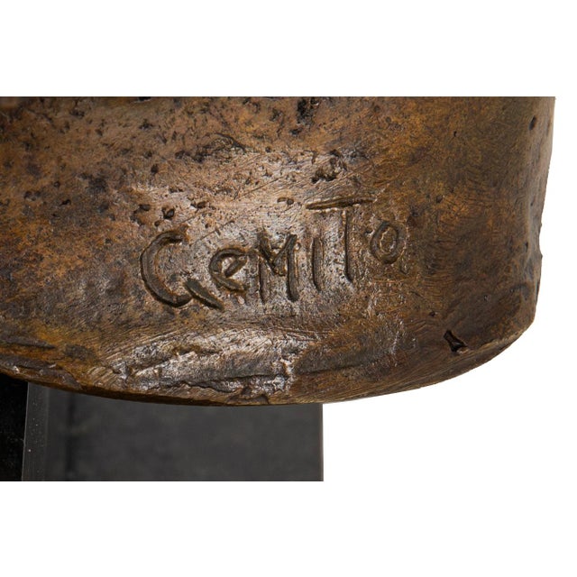 Italian Realist Bronze Bust of a Satyr Faun Attributed to Vincenzo Gemito For Sale - Image 18 of 18