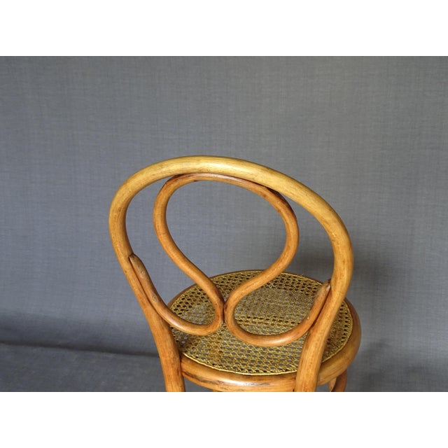 Chairs in Natural Oak by Michael Thonet for Gebrüder Thonet, Set of 4 For Sale - Image 9 of 11