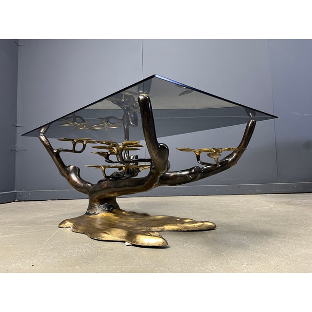 Bronze Bonsai Coffee Table by Willy Daro, 1970s For Sale - Image 10 of 15