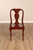 Queen Anne Style Set Of Four Cherry Side Dining Chairs For Sale - Image 13 of 18