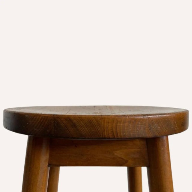 Dutch Art Deco Amsterdam School Stool For Sale - Image 6 of 13