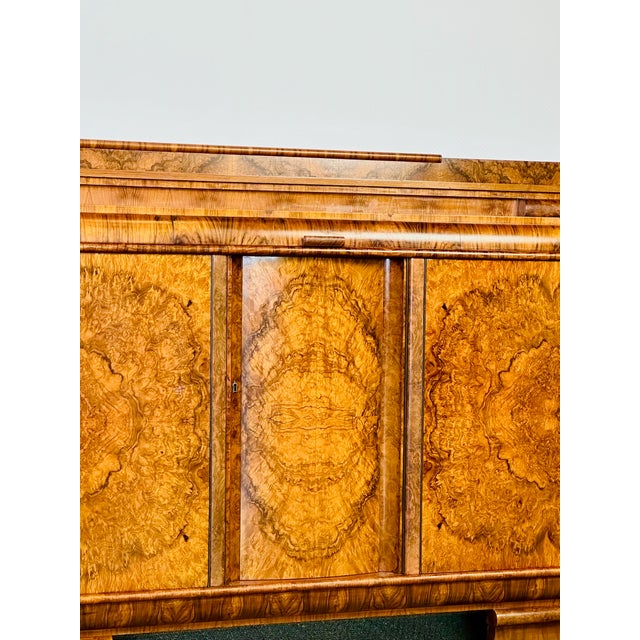 French Art Deco Burr Walnut Sideboard by Jules Leleu, 1930 For Sale - Image 12 of 18