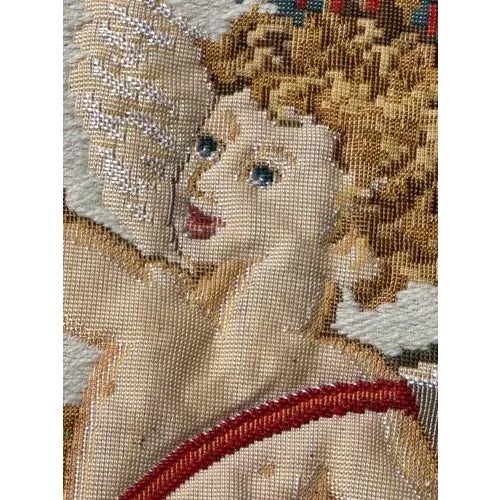 Vintage French Aubusson Style Jacquard Tapestry, 2000s For Sale - Image 13 of 18