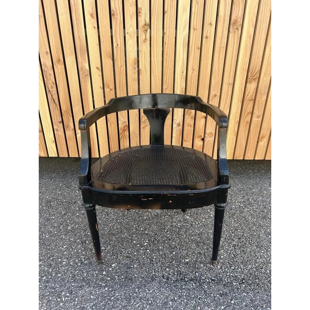 Wood Louis Philippe Style Armchair, 1890s For Sale - Image 7 of 13