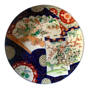 Mid 19th Century Meiji Japanese Porcelain Imari Charger
