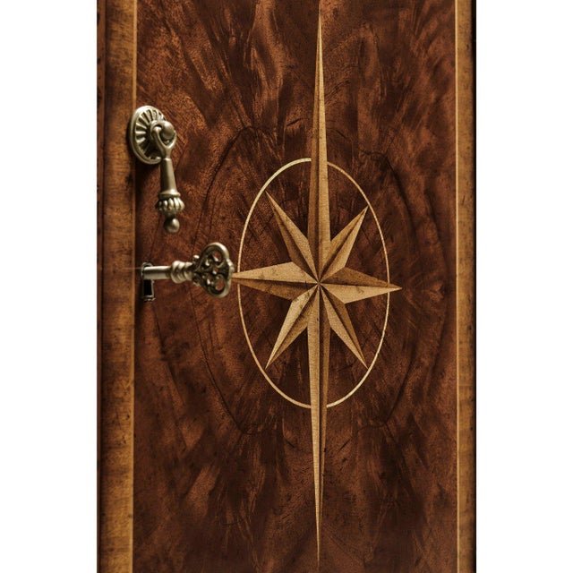 Brown English Mahogany Sideboard For Sale - Image 8 of 9