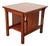 Stickley Mission Arts & Crafts Cherry Wood Spindle Side Table For Sale