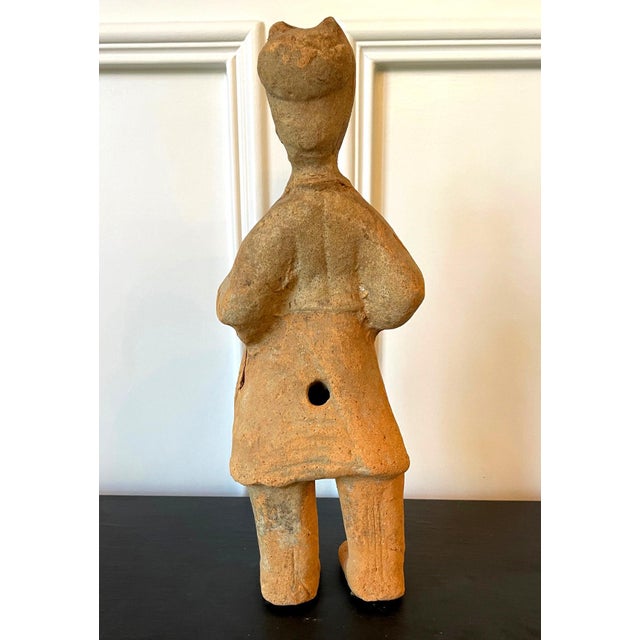 Chinese Terracotta Statue Tomb Figure East Han Dynasty For Sale - Image 9 of 15