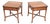 Georgian Style Bedside Tables, 1950s, Set of 2 For Sale