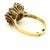 Emerald Vintage 14k Gold Emerald & Diamond Ballerina Ring, Circa 1980, Size 7 For Sale - Image 8 of 11