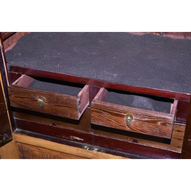 19th Century Ming Style Chinese Cabinets or Armoires - a Pair For Sale - Image 10 of 12