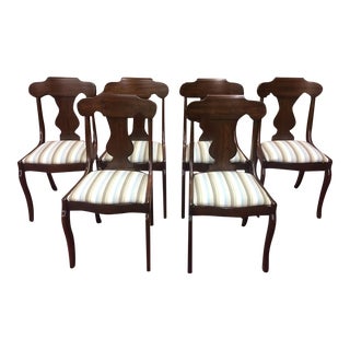 Vintage Dining Chairs, Empire Style, Pennsylvania House Furniture For Sale